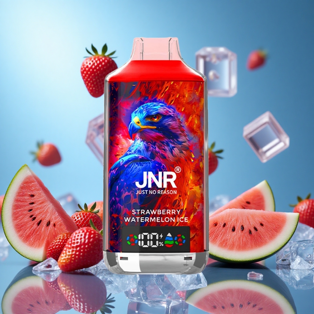 JNR Falcon X 18000 Puffs Jordgubb Vattenmelon Is 750mAh Batterikapacitet 24ml E-vätska Kapacitet partihandel Sverige