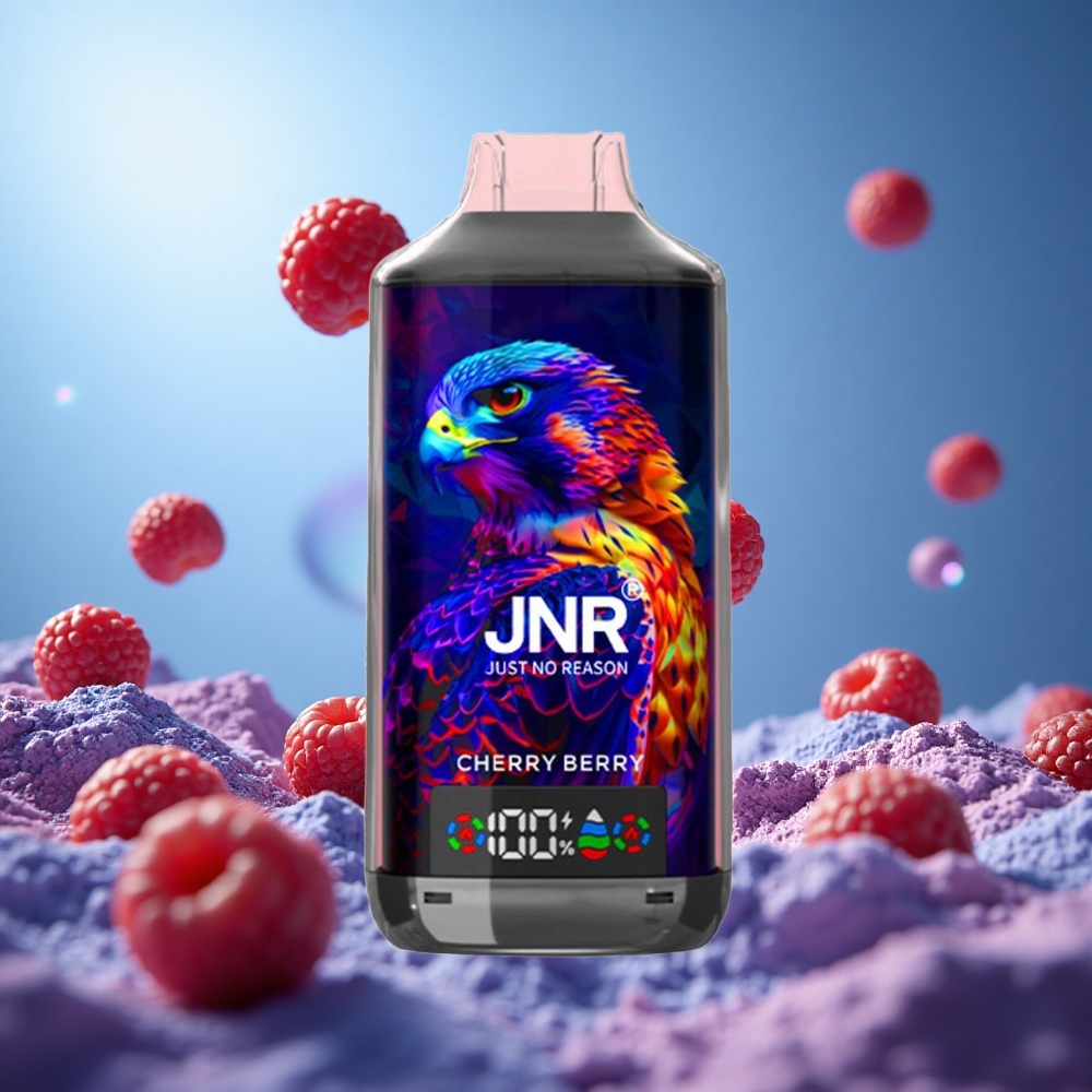 JNR Falcon X 18000 Puffs Körsbär Bär med 750mAh Batteri och 24ml E-vätska partihandel Sverige