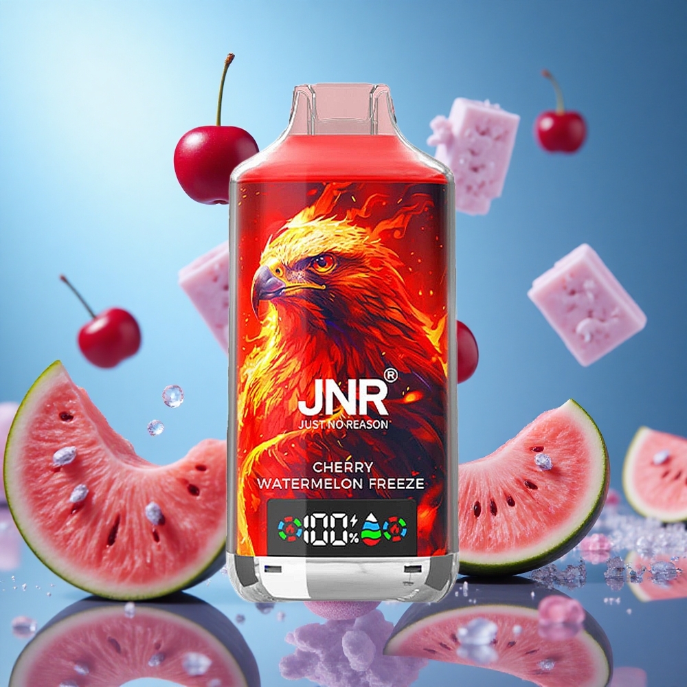 JNR Falcon X 18000 Puffs Kirsbär Vattenmelon Fryst Digital Display Type-C Quick Charge partihandel Sverige