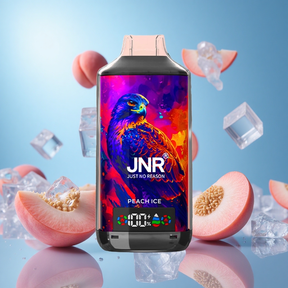 JNR Falcon X 18000 Puffs Peach Is 750mAh Batterikapacitet 24ml E-vätska Kapacitet partihandel Sverige