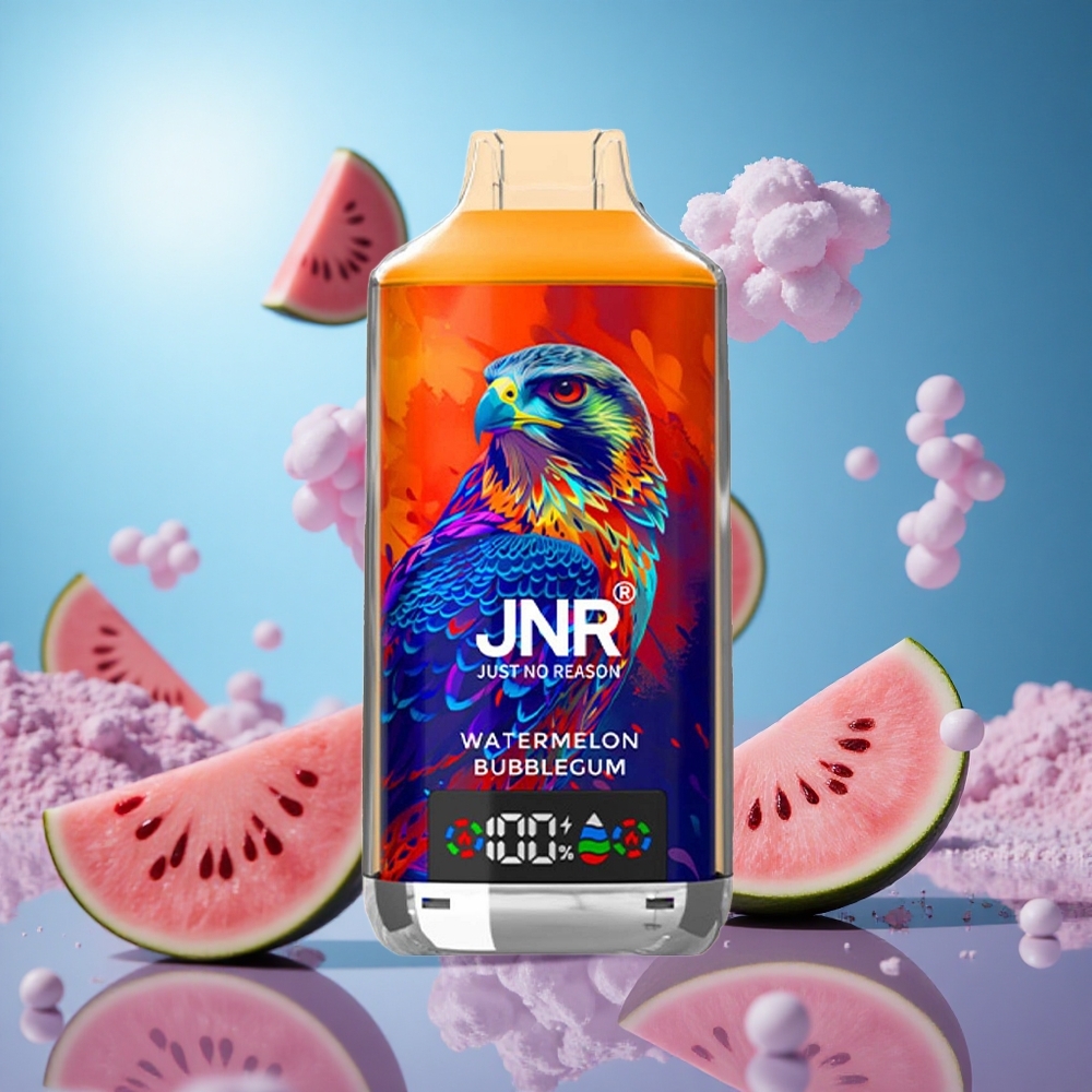 JNR Falcon X 18000 Puffs Vattenmelon Tuggummi 750mAh Batteri 24ml E-vätska partihandel Sverige