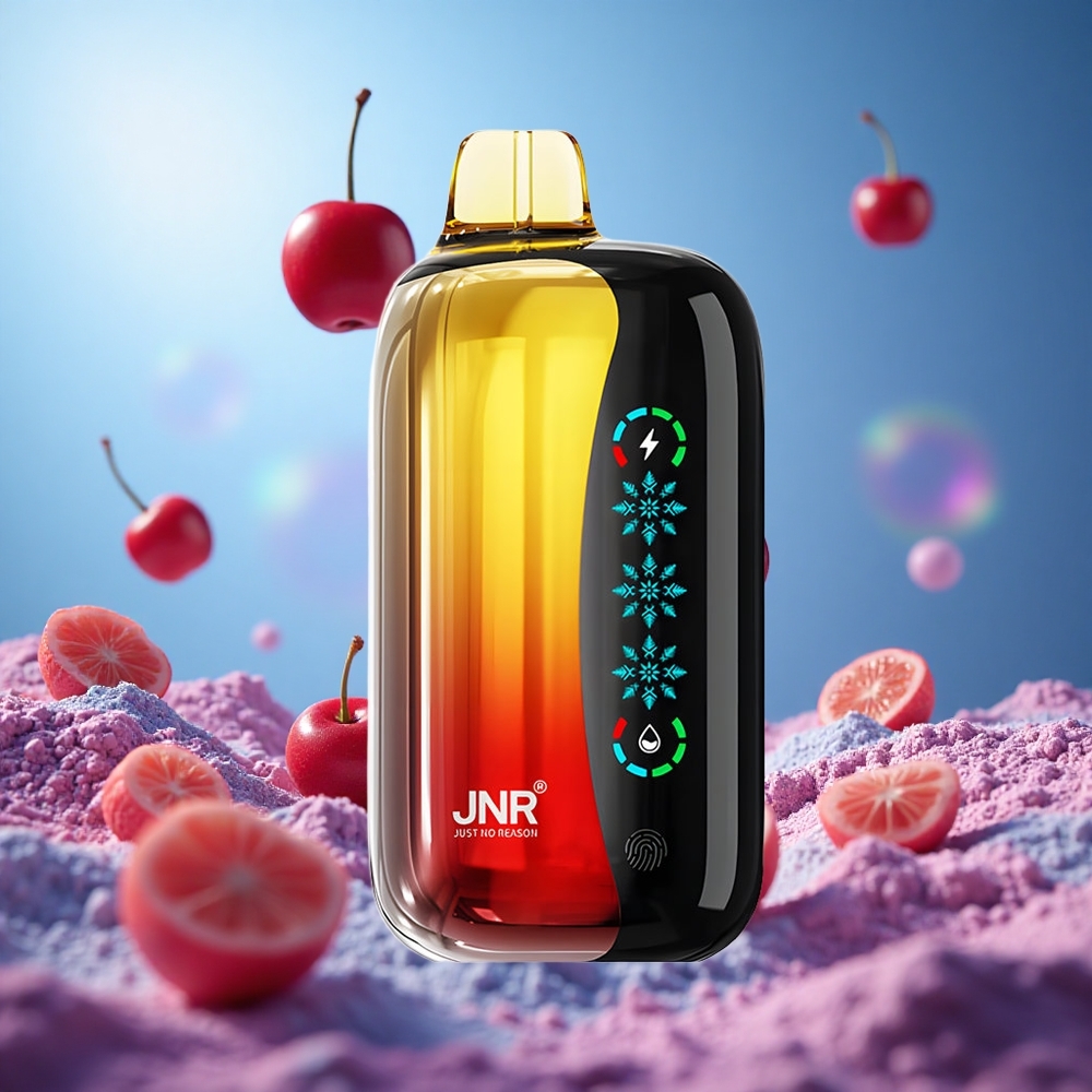 JNR Flex Ice 21000 Puffs Engångsvape Körsbärskola Justerbar Is Anpassningsbar Luftflöde partihandel Sverige