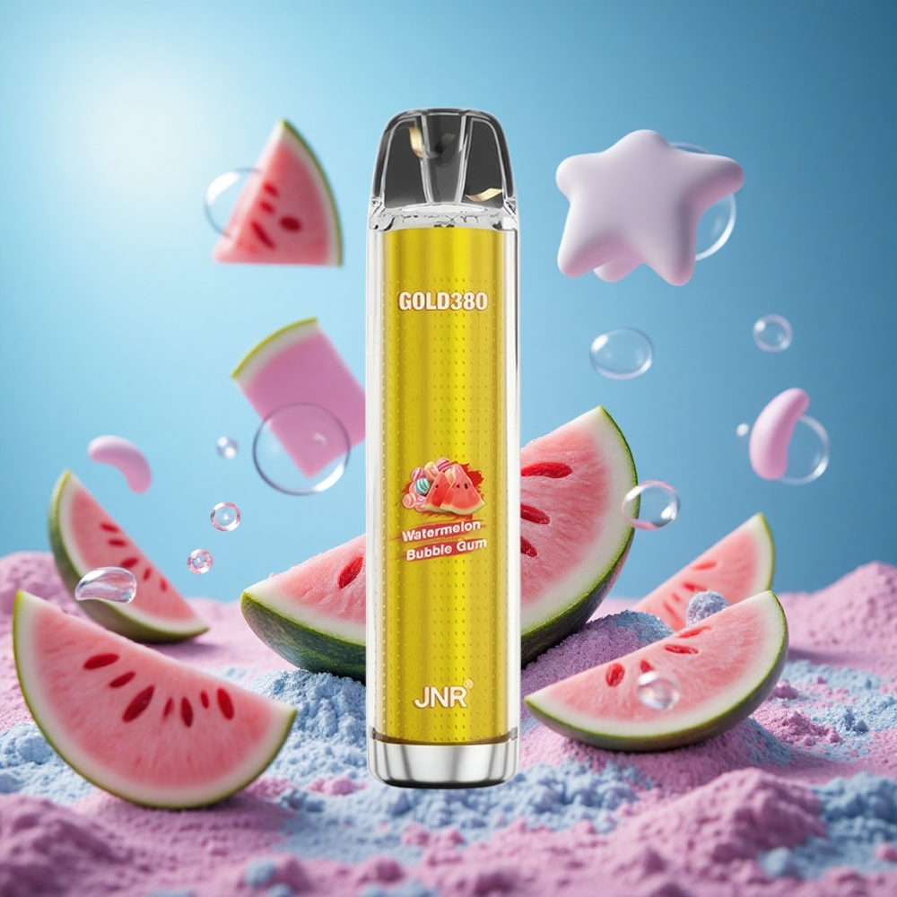 JNR Gold380 6000 Puffs 13ml Vattenmelon Tuggummi Engångsvape partihandel Sverige