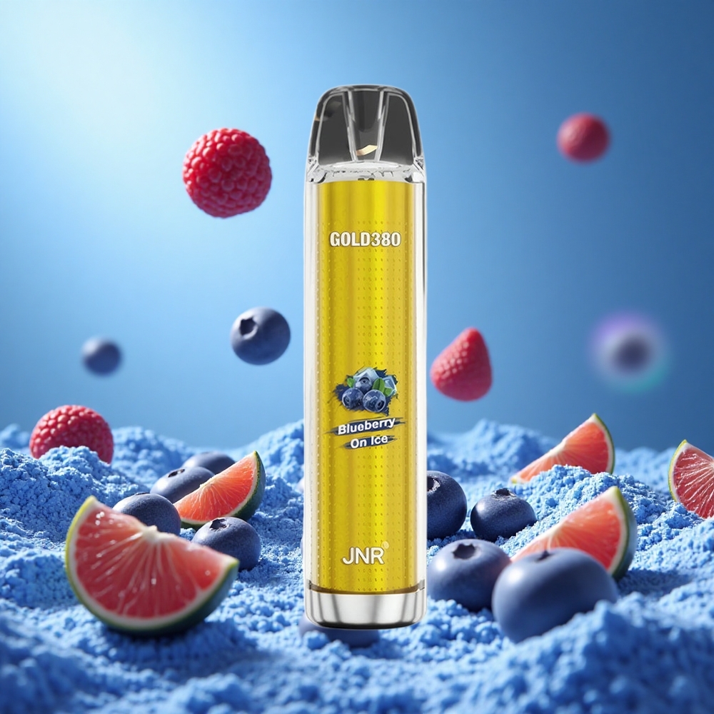 JNR Gold380 6000 Puffs Blåbär På Is 13ml E-vätska Kapacitet partihandel Sverige