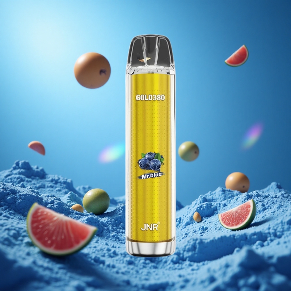 JNR Gold380 6000 Puffs Engångsvape Herr Blå 13ml e-Vätska Kapacitet partihandel Sverige