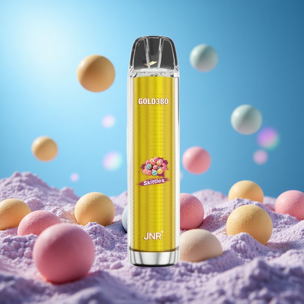 JNR Gold380 6000 Puffs Skittles 13ml e-Likvidkapacitet 1500mAh Batterikapacitet partihandel Sverige