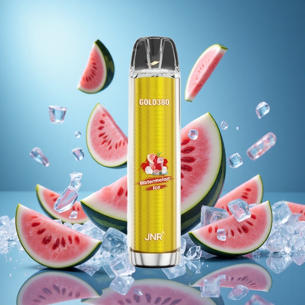 JNR Gold380 6000 Puffs Vattenmelon Is 13ml e-vätska 1500mAh partihandel Sverige