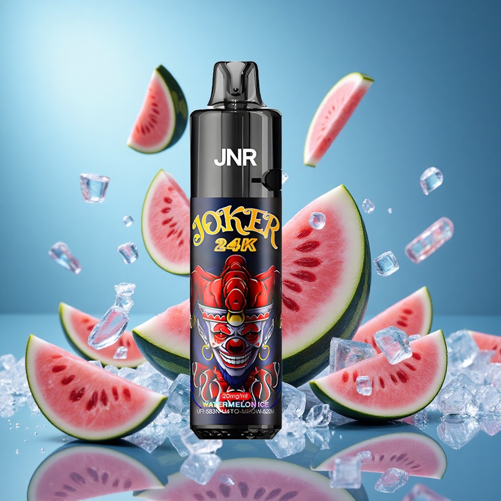 JNR Joker 24K Puffs Vattenmelon Is 2+10ml Fyllningsbar Pod 800mAh Batteri partihandel Sverige