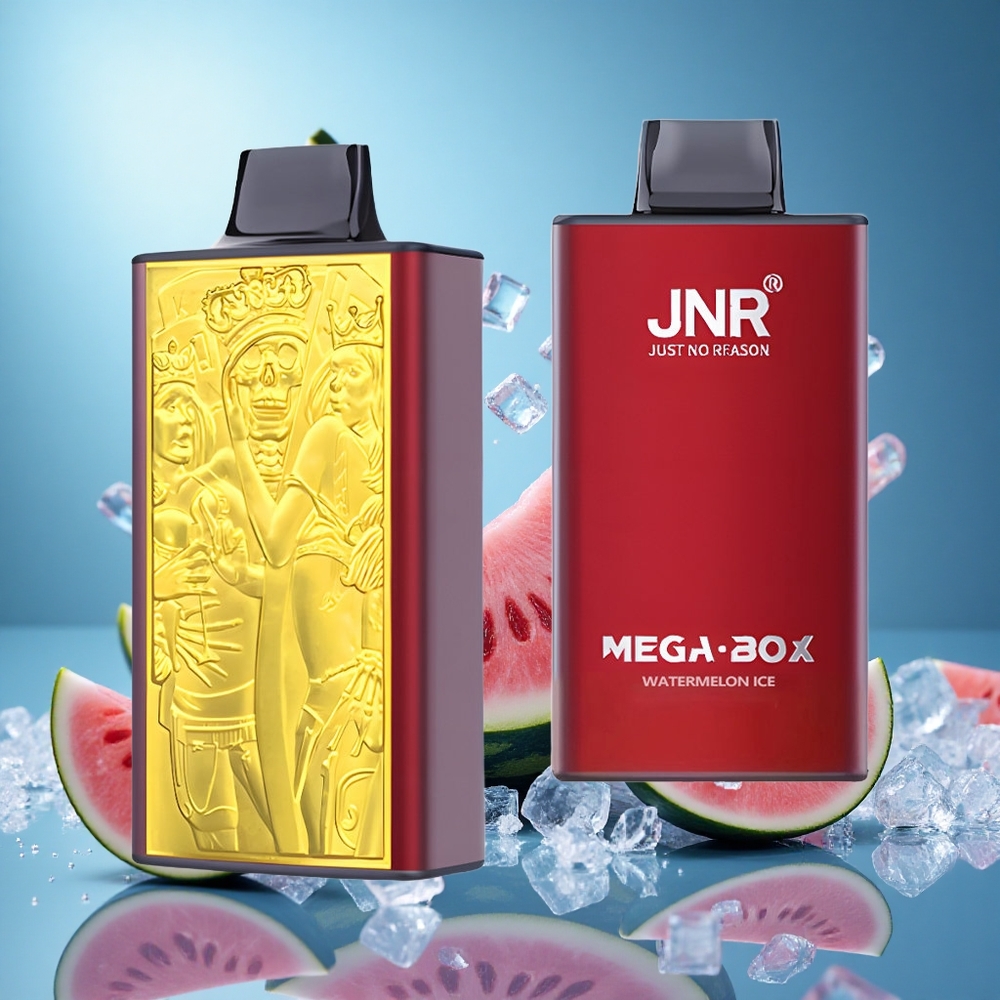 JNR Mega Box 25000 Puffs 2% Nikotin Vattenmelon Is partihandel Sverige