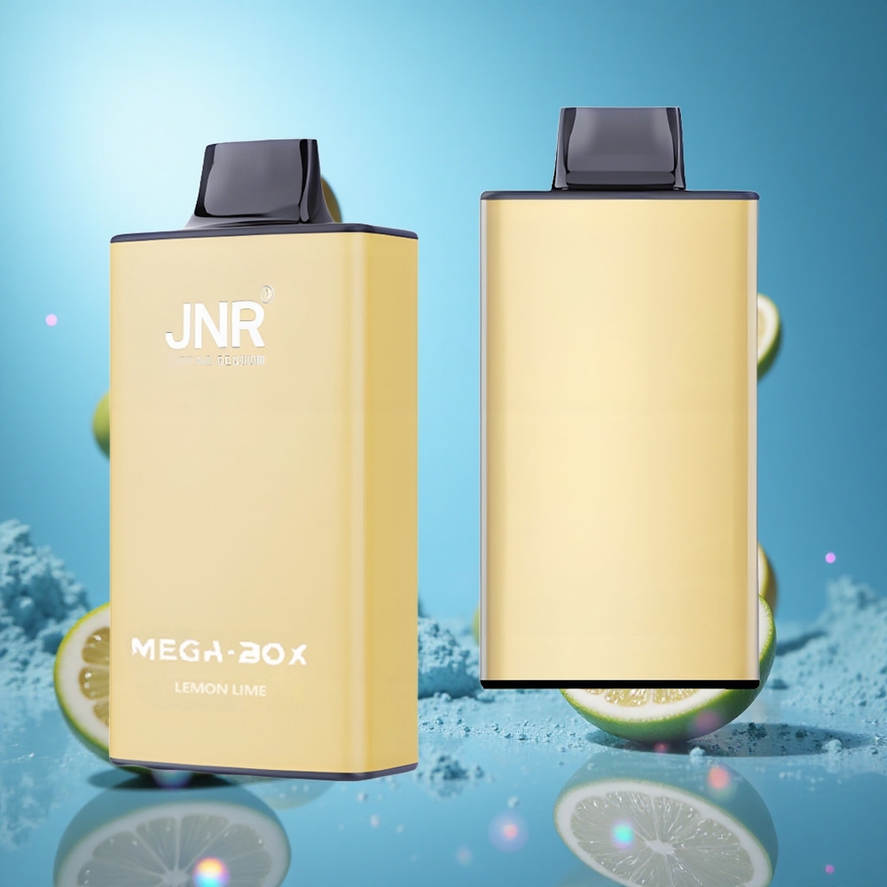 JNR Mega Box 25000 Puffs 30ml E-vätska Citron & Lime partihandel Sverige