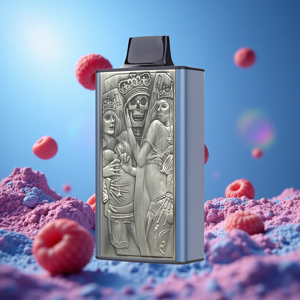 JNR Mega Box 25000 Puffs 30ml Elektronisk Vätska Blå Hallon Körsbär partihandel Sverige