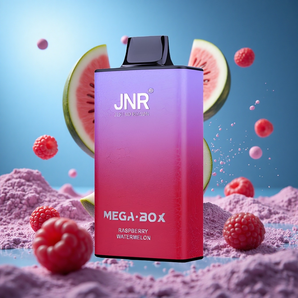 JNR Mega Box 25000 Puffs Engångsvape Hallon Vattenmelon 30ml E-vätska Kapacitet 850mAh Batteri Kapacitet partihandel Sverige