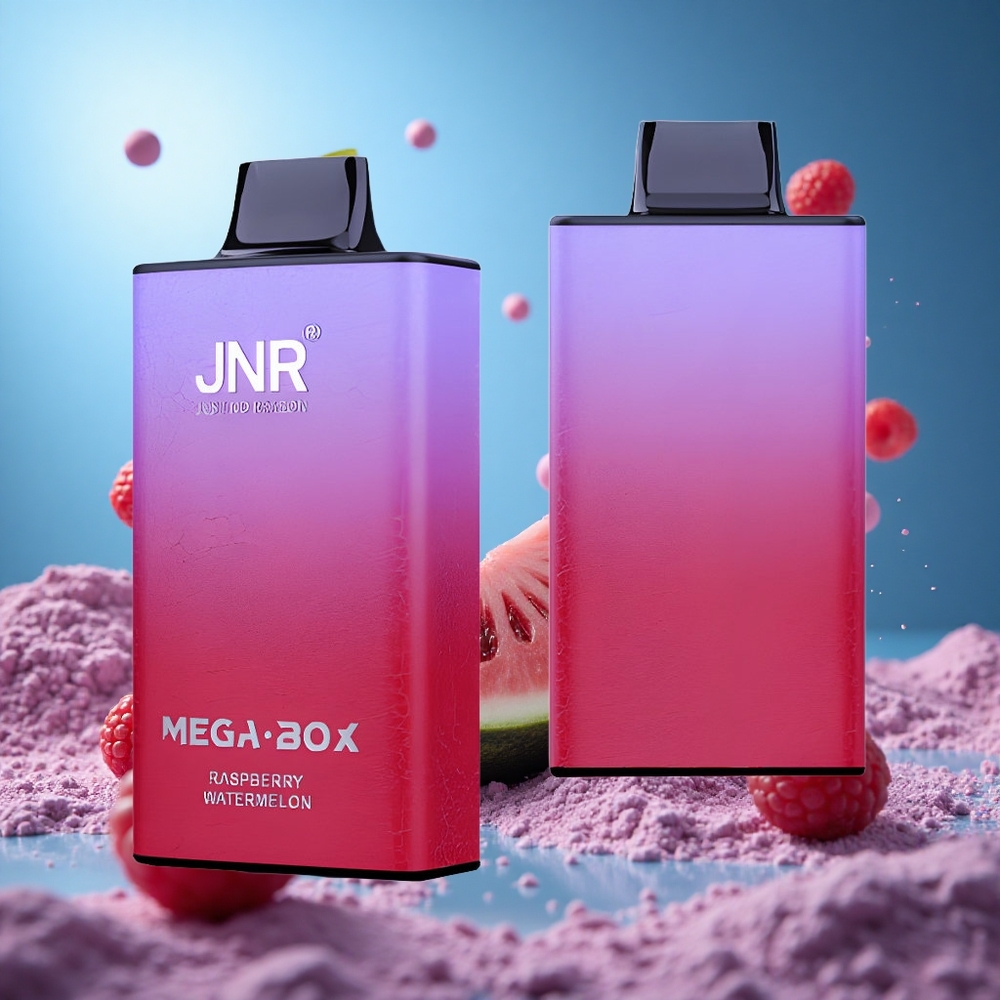 JNR Mega Box 25000 Puffs Engångsvape Hallon Vattenmelon 30ml E-vätska Kapacitet 850mAh Batteri Kapacitet partihandel Sverige