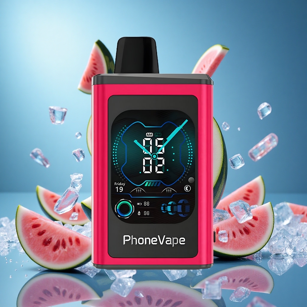 JNR PhoneVape 30000 Puffs Vattenmelon Is Appkontrollerad Låsläge partihandel Sverige