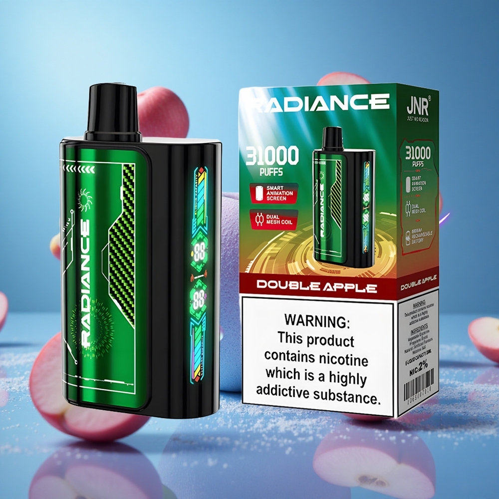 JNR Radiance 31000 Puffs 28ml E-vätska Dubbel Äpple partihandel Sverige