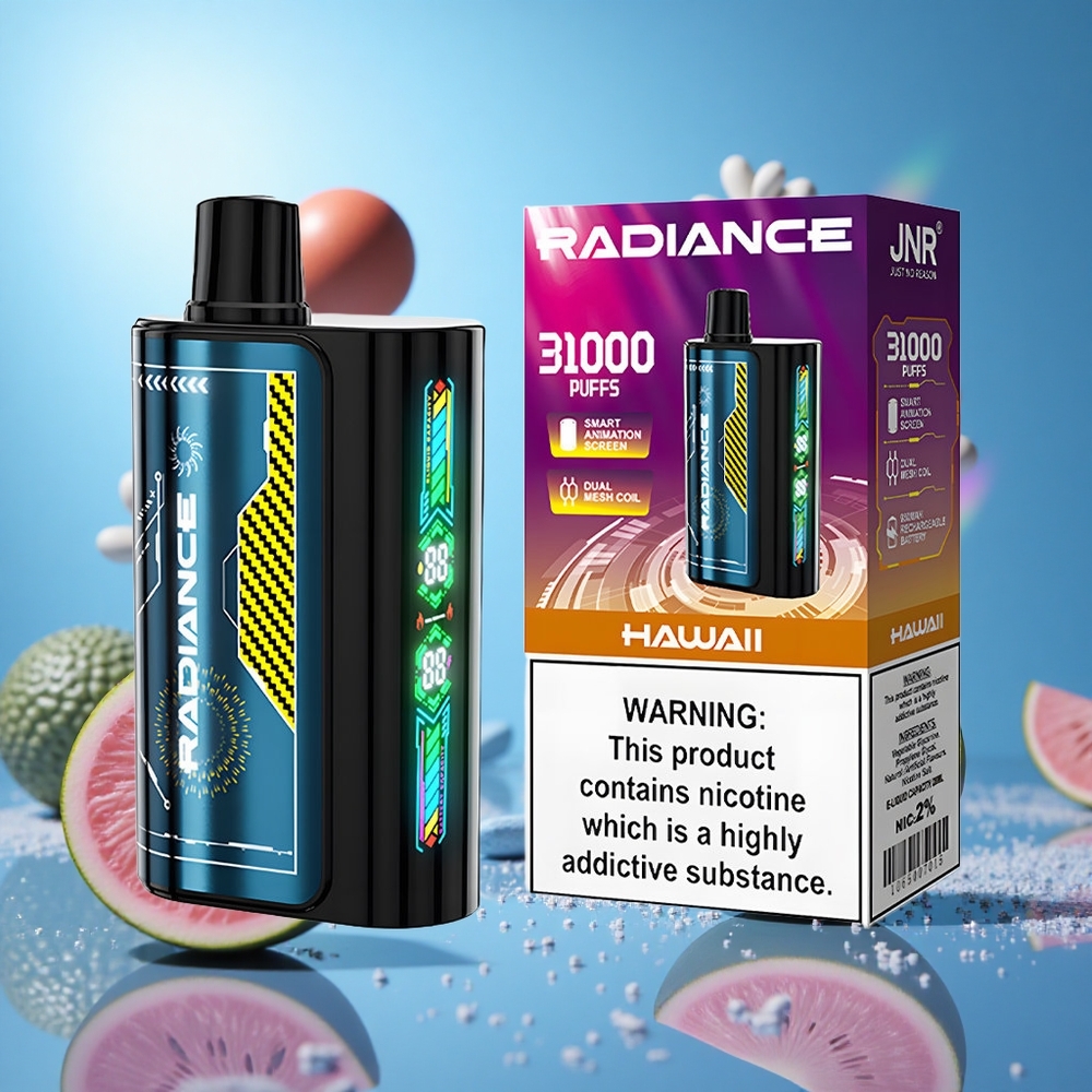JNR Radiance 31000 Puffs 28ml E-vätska Hawaii partihandel Sverige