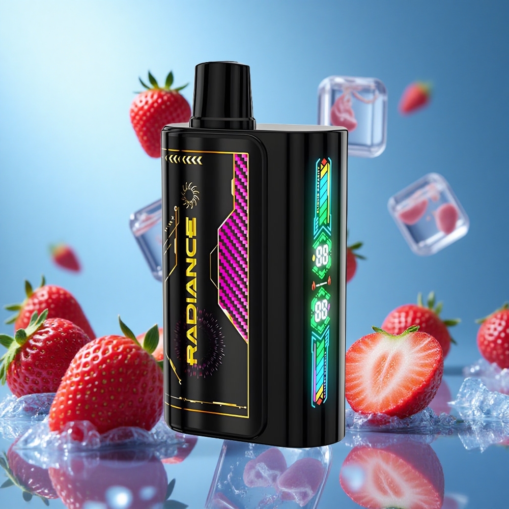 JNR Radiance 31000 Puffs 28ml E-vätska Jordgubb Is partihandel Sverige