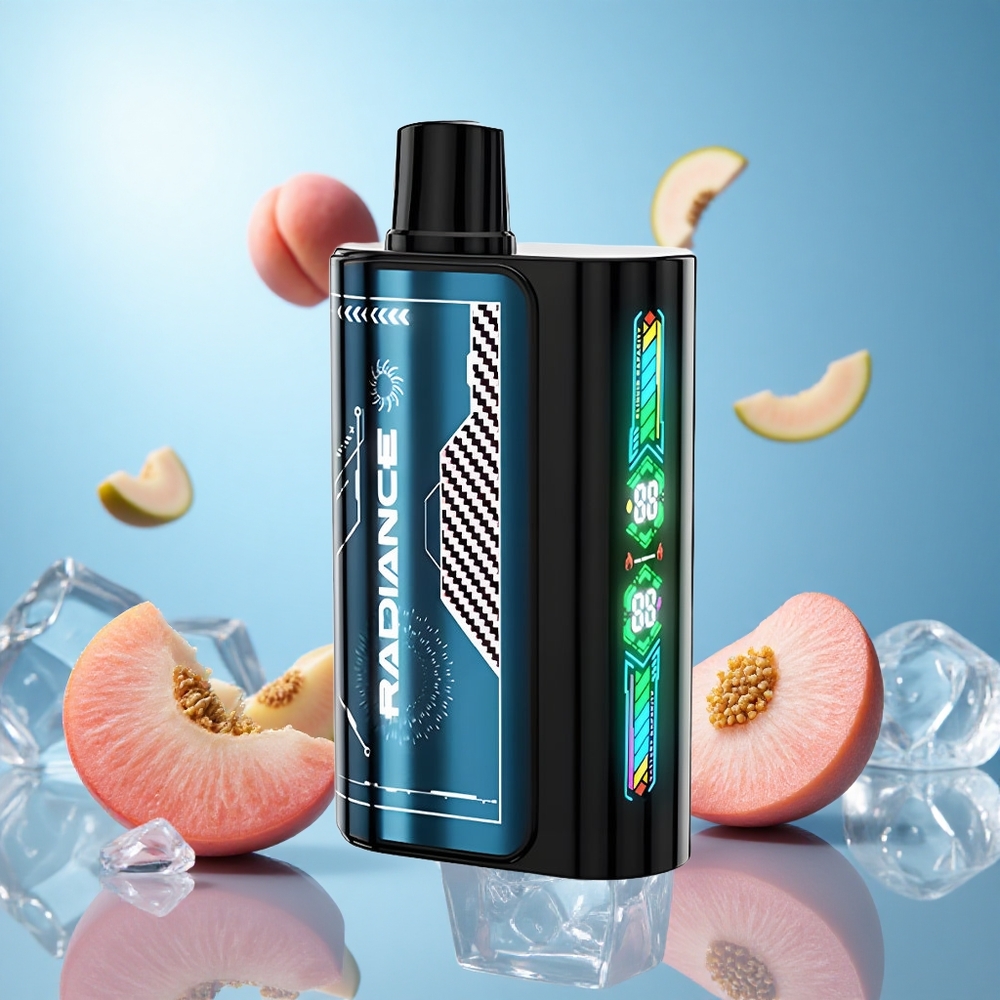 JNR Radiance 31000 Puffs 28ml E-vätska Sommar Persika Is partihandel Sverige