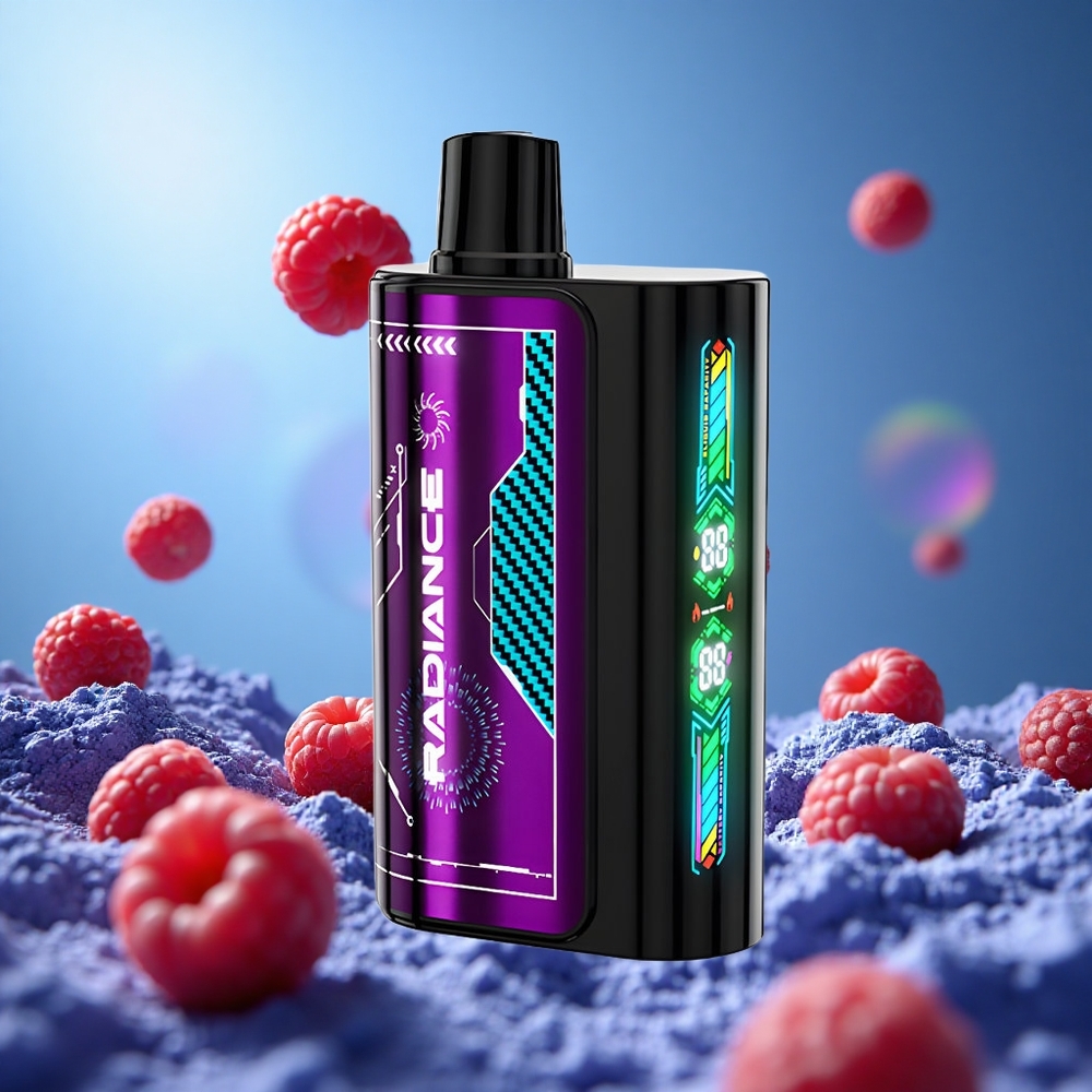 JNR Radiance 31000 Puffs Engångsvape Blåbär Sur Hallon 28ml E-vätska 950 mAh Uppladdningsbart Batteri partihandel Sverige