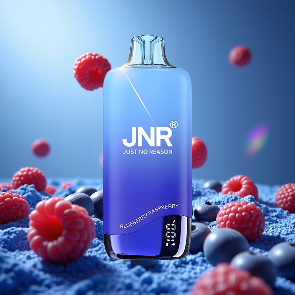 JNR Rainbow 10500 Puffs Blåbär Hallon 18ml e-Vätsketank partihandel Sverige