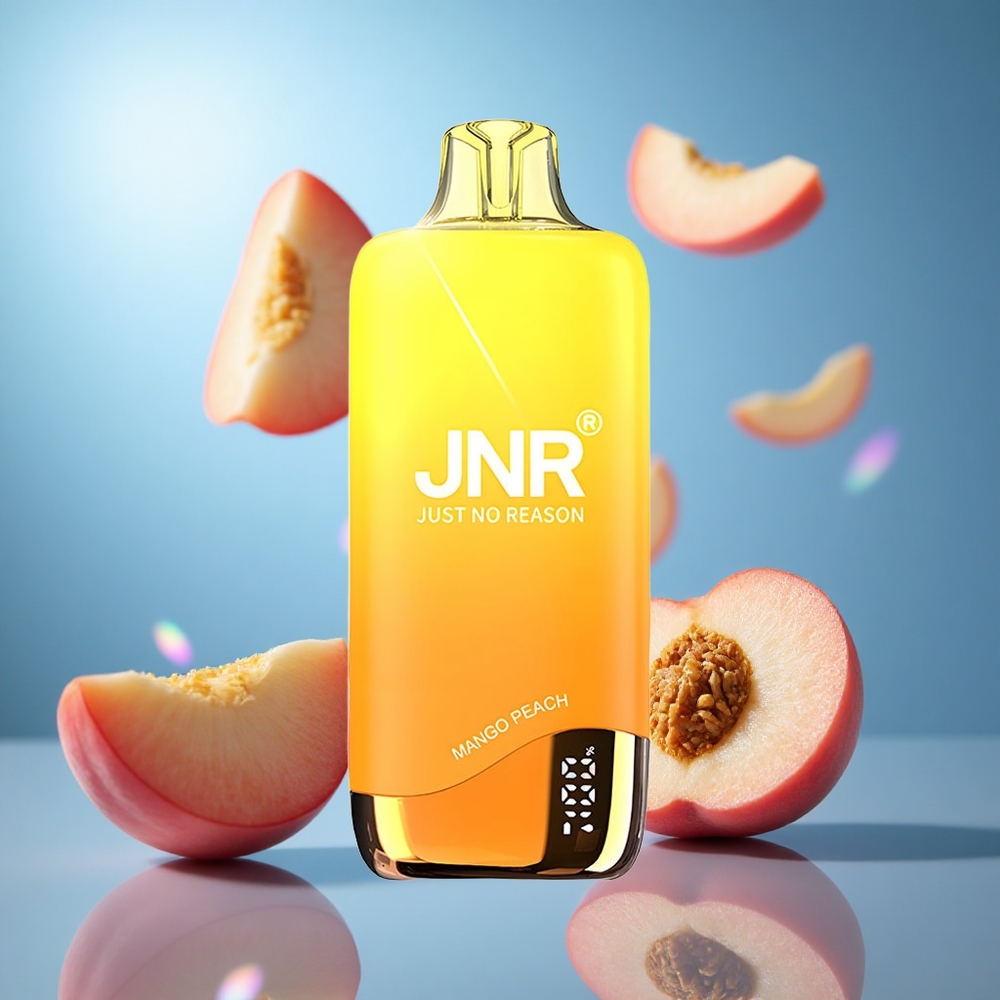 JNR Rainbow 10500 Puffs Engångsvape Mango Persika 600mAh Batterikapacitet 18ml E-vätsketank partihandel Sverige