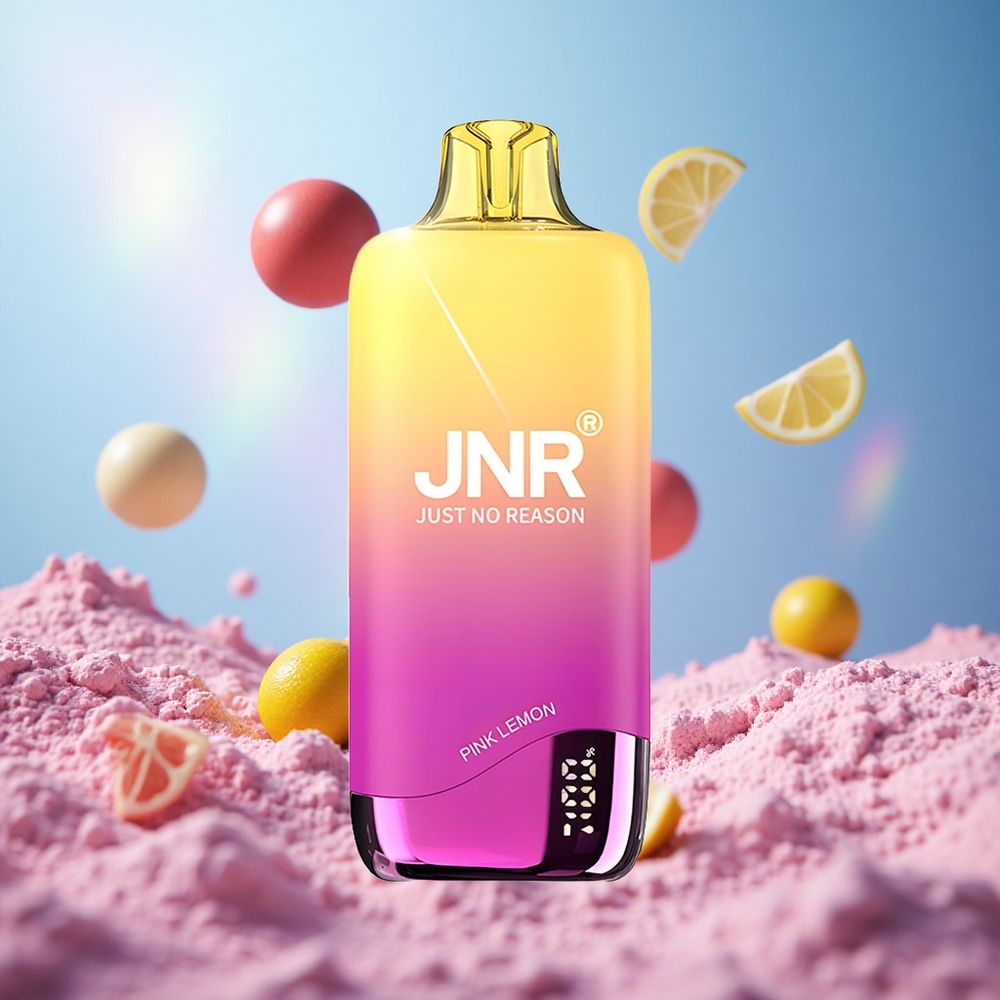 JNR Rainbow 10500 Puffs Engångsvape Rosa Citron 600mAh Batterikapacitet 18ml e-Vätsketank partihandel Sverige
