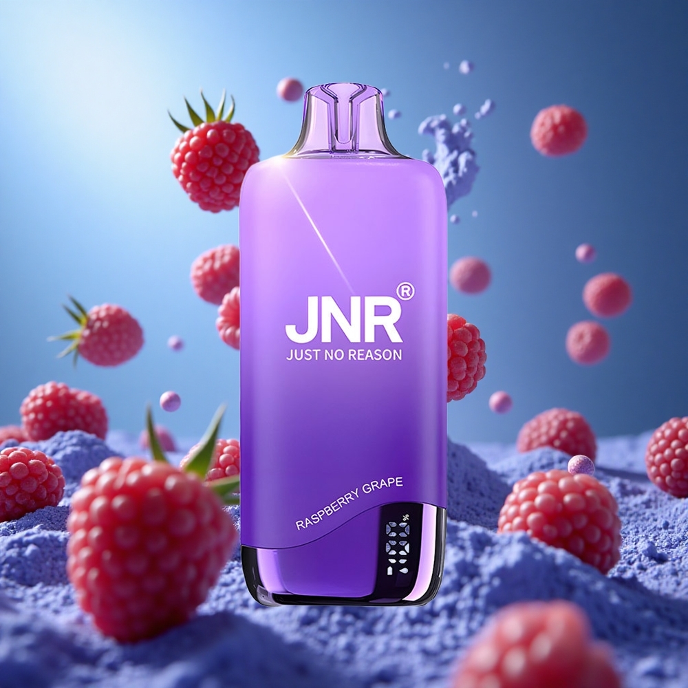 JNR Rainbow 10500 Puffs Hallon Druva 18ml E-vätska Tank partihandel Sverige