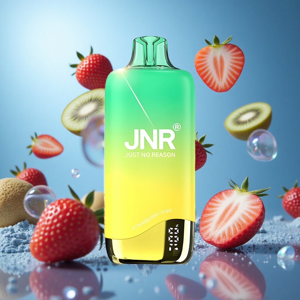 JNR Rainbow 10500 Puffs Jordgubb Kiwi 600mAh Batterikapacitet 18ml E-väsketank partihandel Sverige