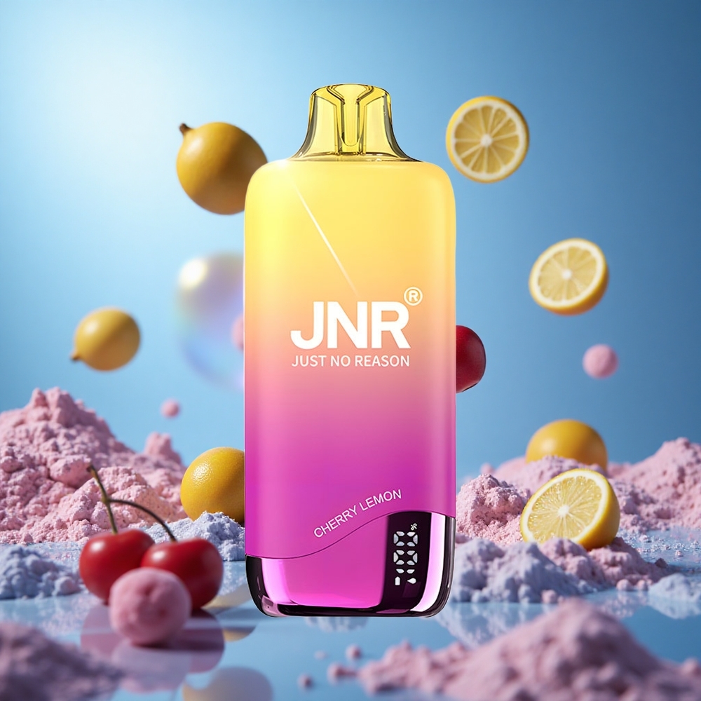 JNR Rainbow 10500 Puffs Körsbär Citron 18ml e-Vätska Tank partihandel Sverige