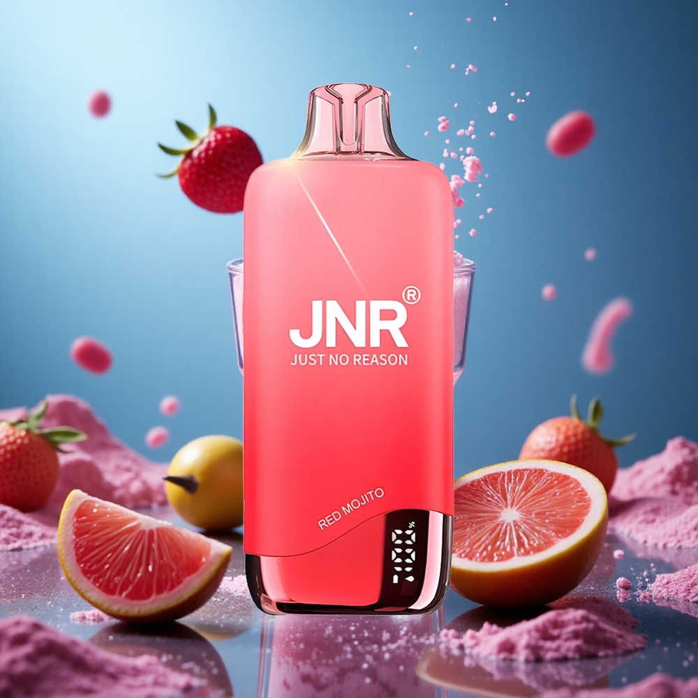 JNR Rainbow 10500 Puffs Röd Mojito 600mAh Batterikapacitet 18ml E-vätsketank partihandel Sverige