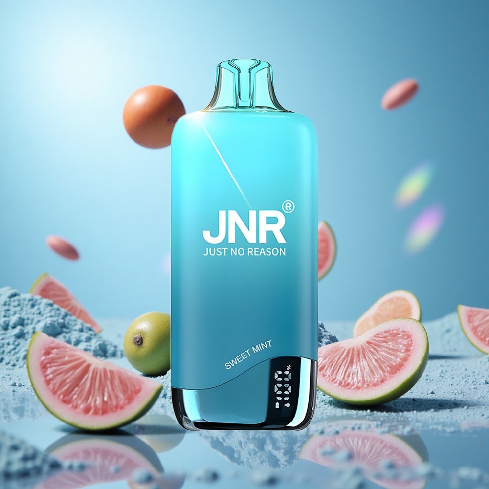 JNR Rainbow 10500 Puffs Söt Mynta 18ml E-vätsketank partihandel Sverige