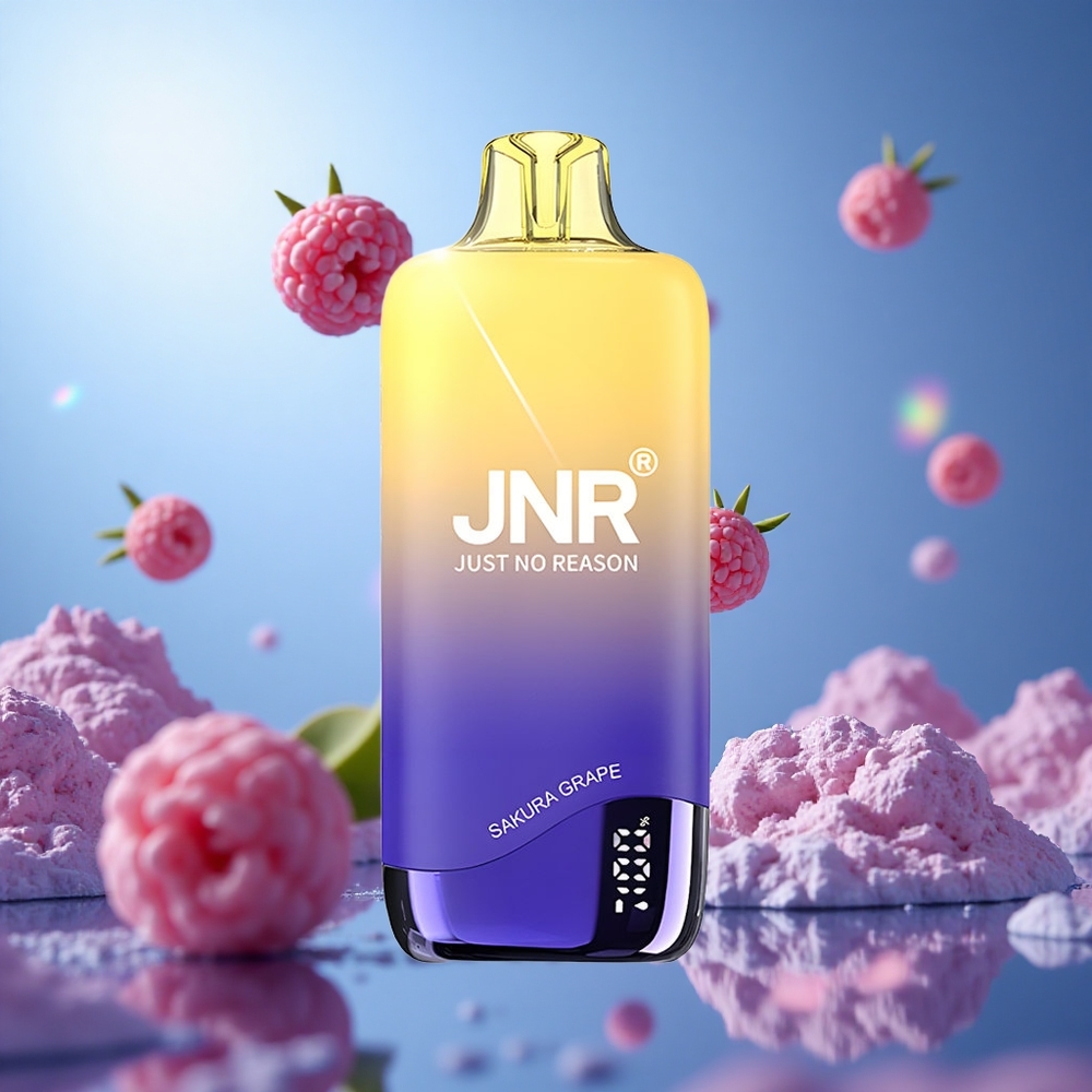 JNR Rainbow 10500 Puffs Sakura Vinbär 600mAh Batterikapacitet 18ml E-väsketank partihandel Sverige