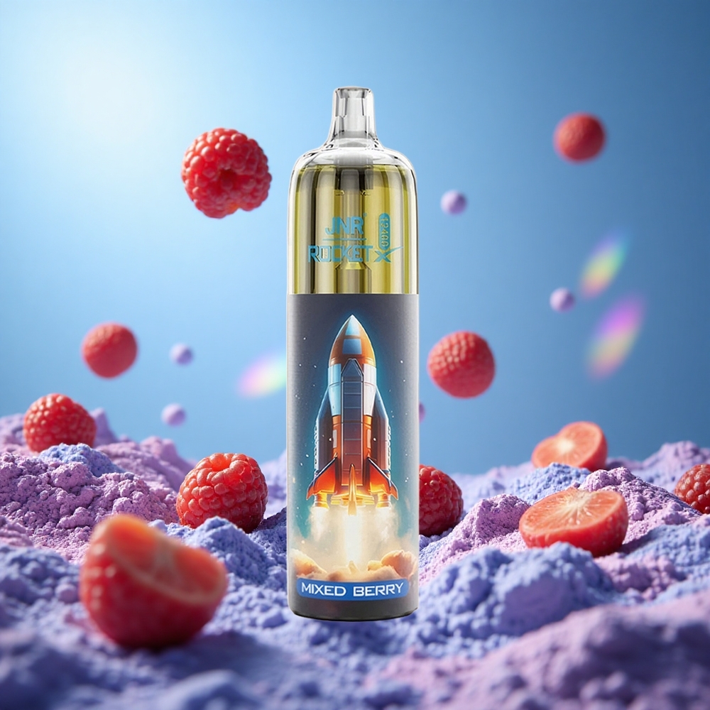 JNR Rocket-X 12400 Puffs Blandade Bär Justerbar Luftflöde RGB-belysning partihandel Sverige