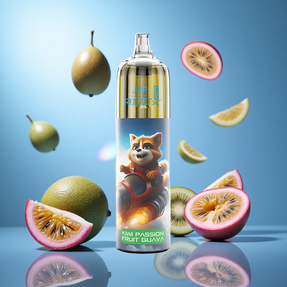 JNR Rocket-X 12400 Puffs Kiwi Passion Guava Justerbar Luftflöde 850mAh Batterikapacitet partihandel Sverige