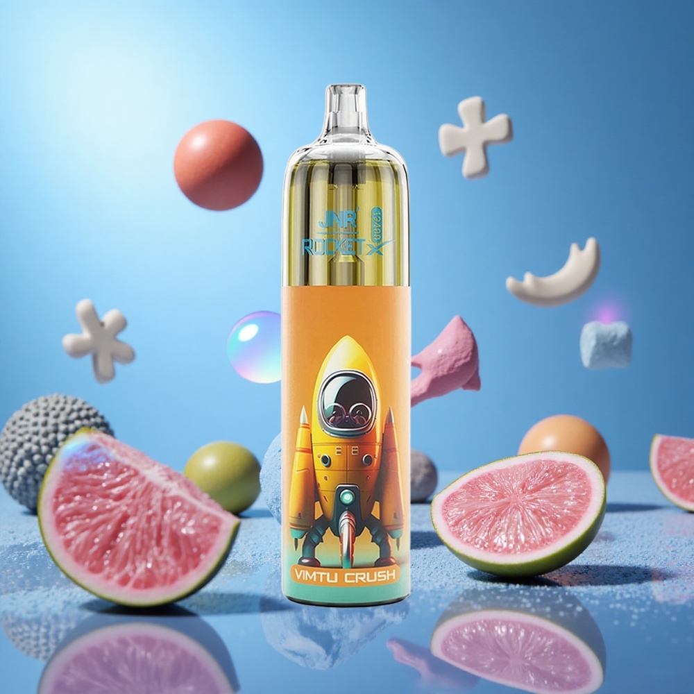 JNR Rocket-X 12400 Puffs Vimtu Crush Justerbar Luftflöde RGB-belysning partihandel Sverige