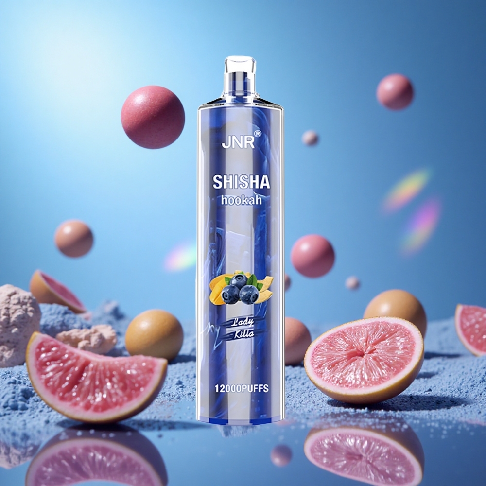 JNR Shisha Hookah 12000 Puffs Engångsvape Lady Killa 750mAh batterikapacitet 24ml e-vätskekapacitet partihandel Sverige