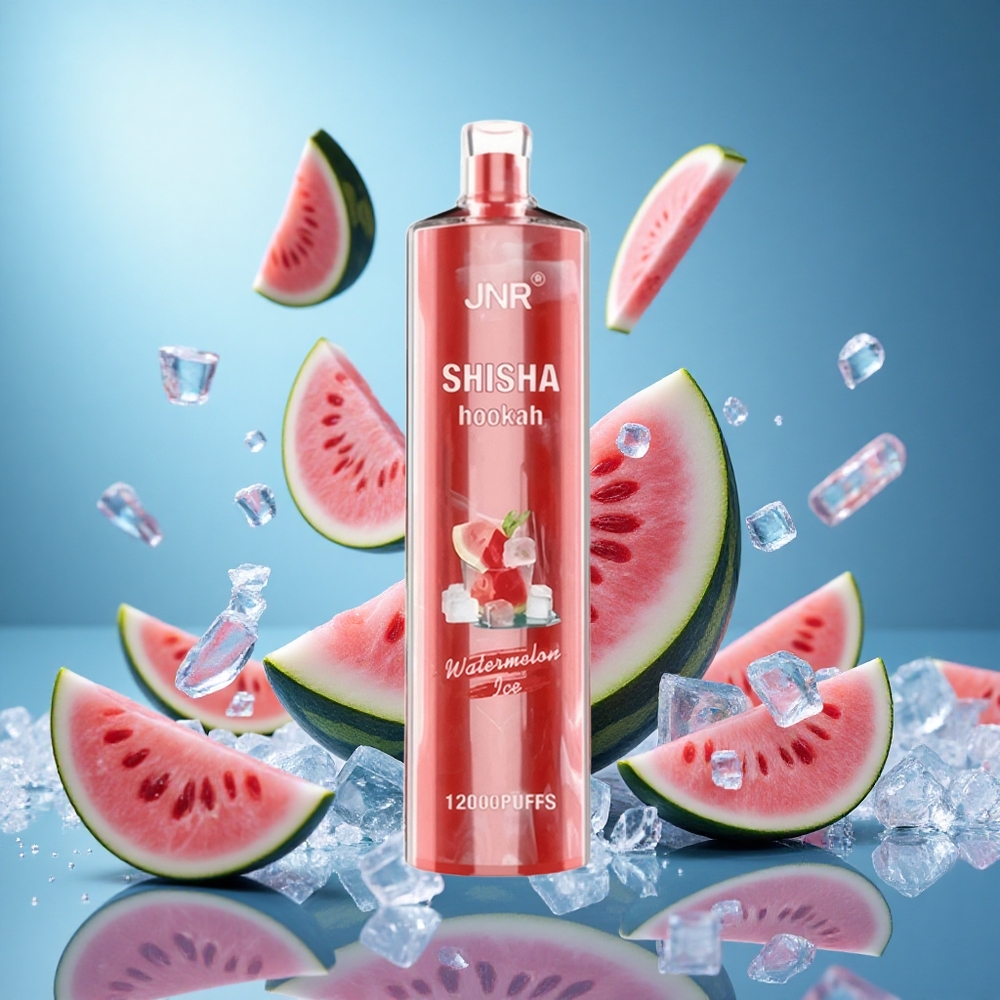 JNR Shisha Hookah 12000 Puffs Vattenmelon Is Batterikapacitet: 750mAh E-liquidskapacitet: 24ml partihandel Sverige
