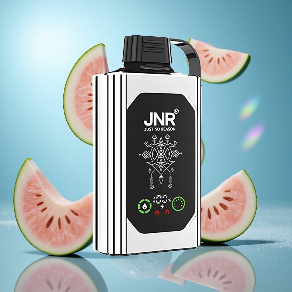 JNR Shisha Hookah Box 20500 Puffs Dubbel Melon Mint HD-display Typ-C Snabbladdning partihandel Sverige