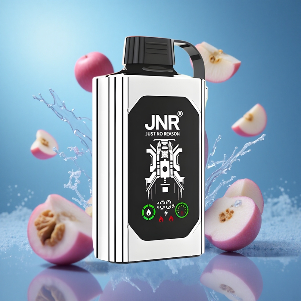 JNR Shisha Hookah Box 20500 Puffs Dubbel Äpple HD-skärm Typ-C Snabbladdning partihandel Sverige