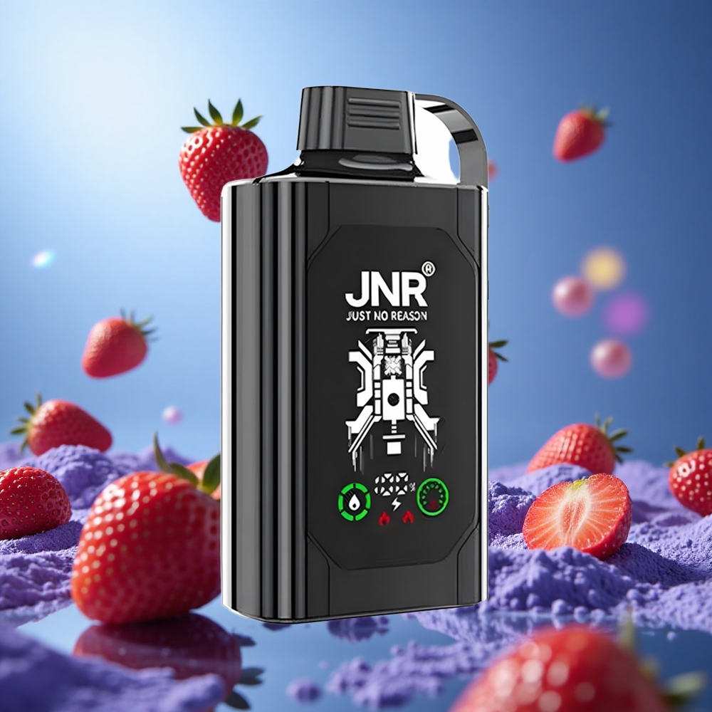 JNR Shisha Hookah Box 20500 Puffs Jordgubb Druva HD-skärm Typ-C Snabbladdning partihandel Sverige