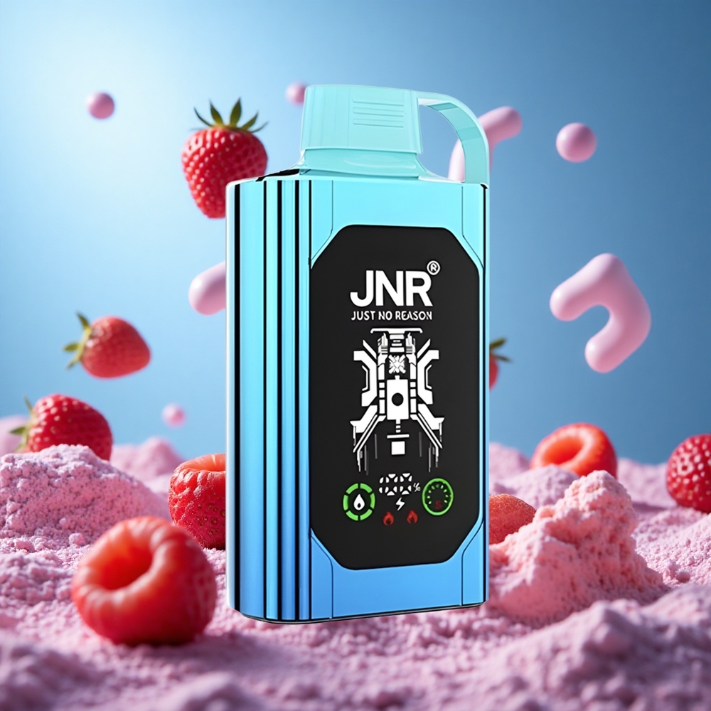 JNR Shisha Hookah Box 20500 Puffs Jordgubb Hallon Godis HD-display Typ-C Snabbladdning partihandel Sverige