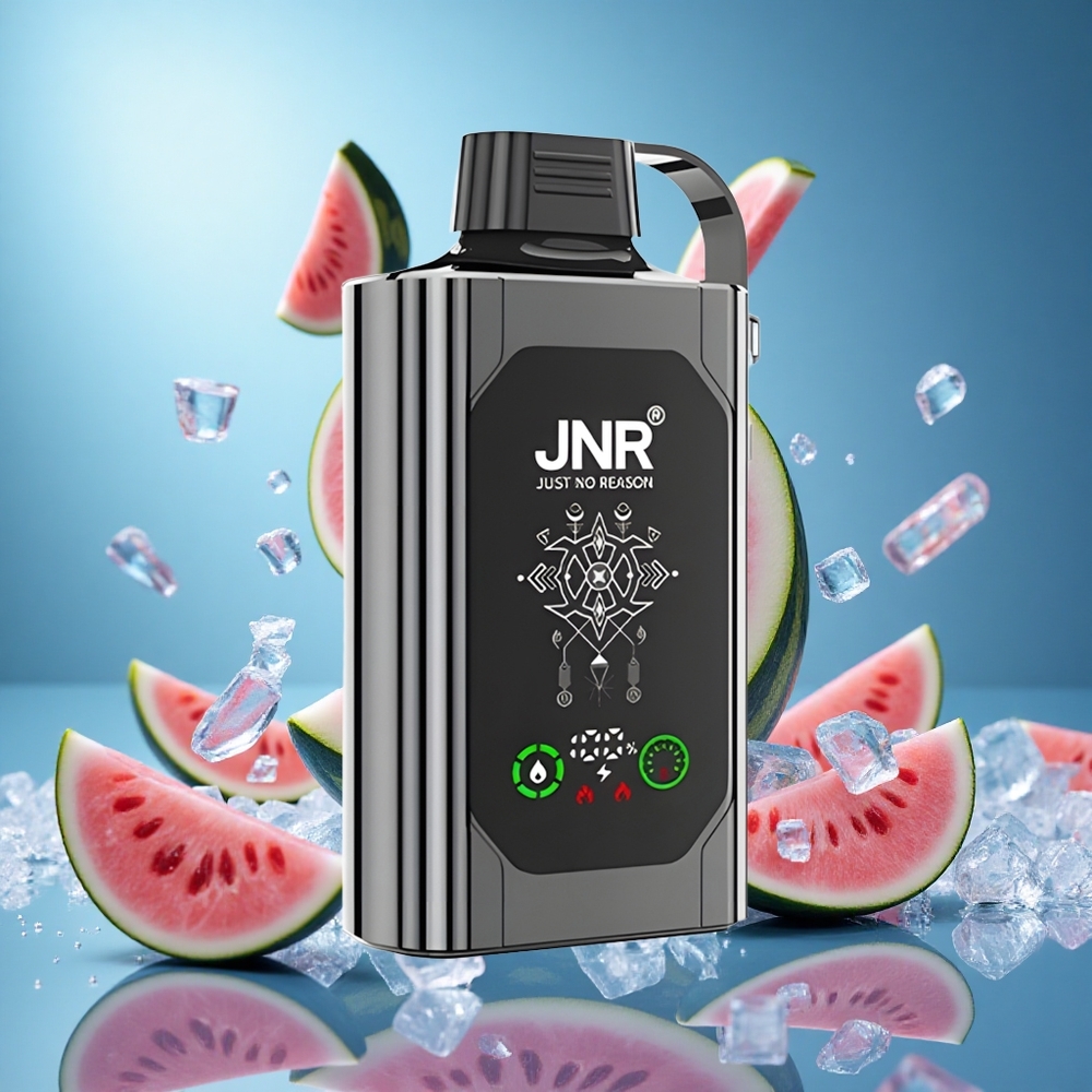 JNR Shisha Hookah Box 20500 Puffs Vattenmelon Is med HD-skärm och 25ml E-vätska partihandel Sverige