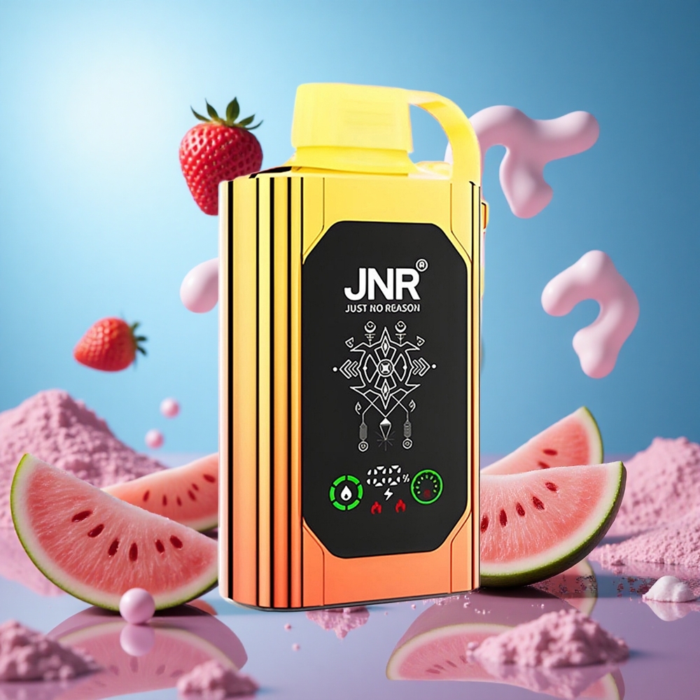 JNR Shisha Hookah Box 20500 Puffs Vattenmelon Jordgubbe Tuggummi HD-display Typ-C Snabbladdning partihandel Sverige