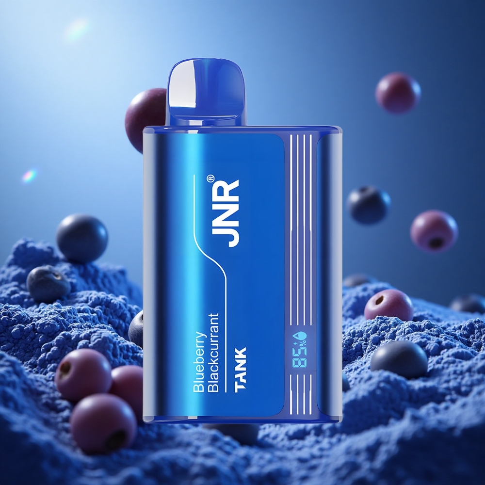 JNR Tank 10000 Puffs Blåbär Svartvinbär Justerbar Luftflöde 20ml e-Vätska Kapacitet partihandel Sverige
