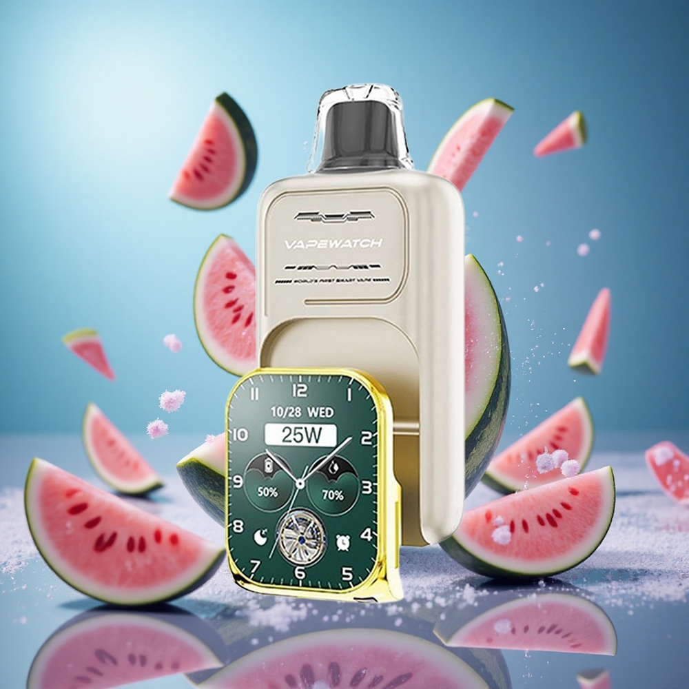 JNR Vape Watch 30000 Puffs 30 000 bloss Regelbunden Läge 19mL E-vätska Vattenmelon Is partihandel Sverige