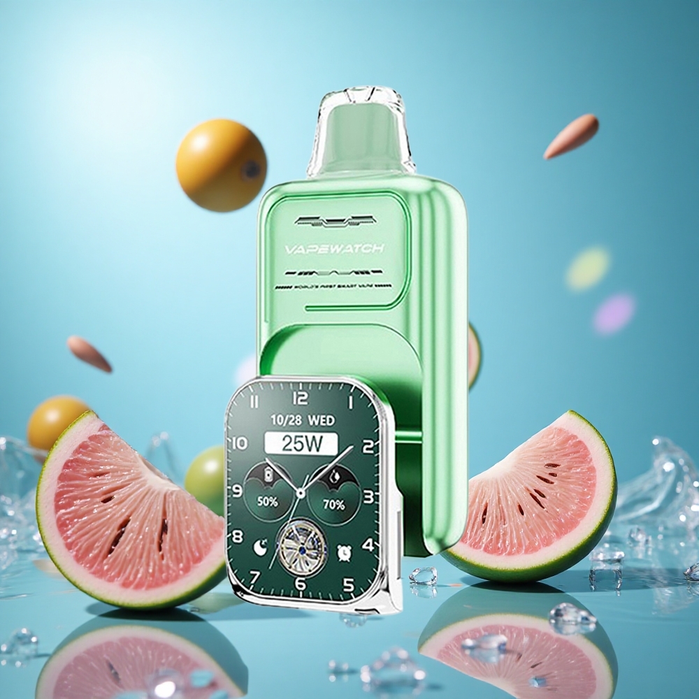 JNR Vape Watch 30000 Puffs Miami Mynta 1000mAh Batterikapacitet 19mL E-vätskekapacitet partihandel Sverige