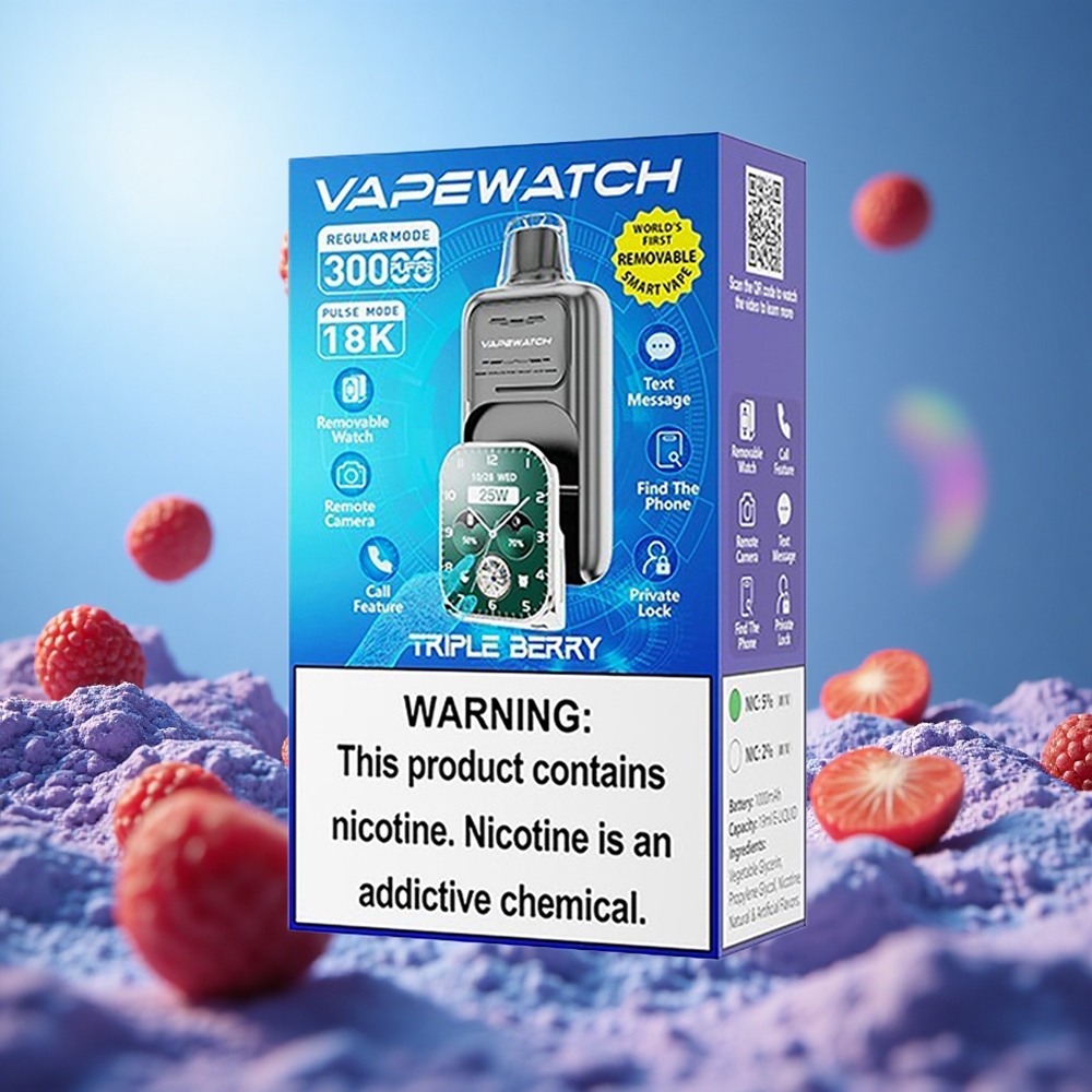 JNR Vape Watch 30000 Puffs Triple Bär 1000mAh Batteri 19mL E-vätska partihandel Sverige