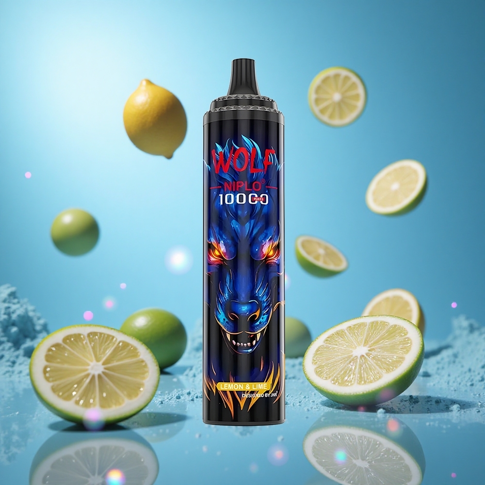 JNR Wolf Niplo 10000 Puffs Citron & Lime Batterikapacitet: 650mAh E-liquidskapacitet: 20ml partihandel Sverige
