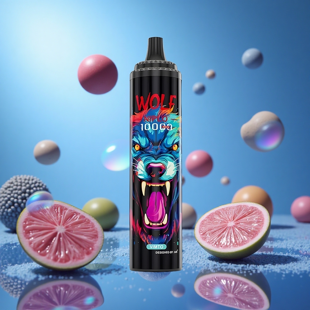JNR Wolf Niplo 10000 Puffs Vimto 20ml E-vätska 650mAh Batteri partihandel Sverige