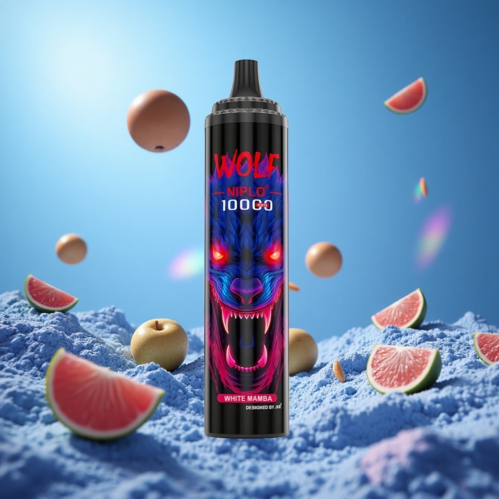 JNR Wolf Niplo 10000 Puffs Vit Mamba 20ml E-vätska partihandel Sverige